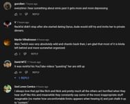Fans in the YouTube comments section reacting to the streamer's story (Images via Finest Twitch Clips/YouTube)